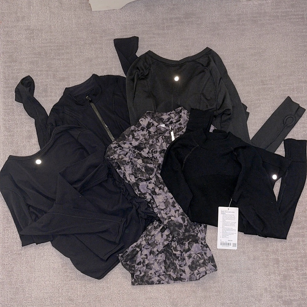 Relisted!!! Bundle of 5 LuLuLemon top! ❤️